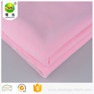 Wholesale cotton polyester spandex rib brushed knit fabric